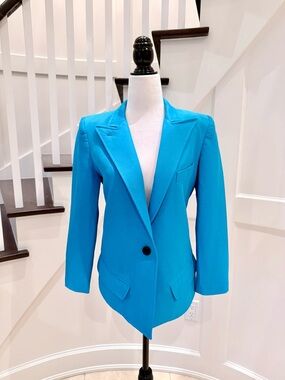 SMYTHE Sharp Shoulder Blazer, Size 6